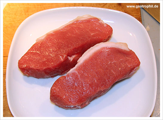 Kalbsrücken mit frankophiler Beilage und Burgundersoße – gastrophil