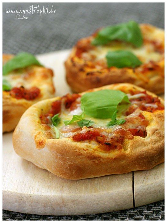 extra schnelle Mini-Pizzen – gastrophil